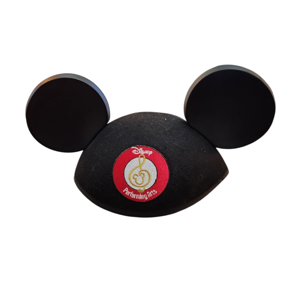 Disney Black Mickey Mouse Ears with Red Logo & Preformance Arts